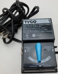 Tyco PAK 1 Model 895 Train Hobby Transformer Output 6VA Total 18VDC 20VAC - Picture 1 of 5