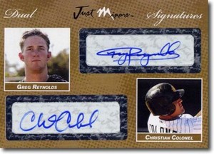 Greg Reynolds * Christian Colonel Autograph Rookie GOLD Auto #/10