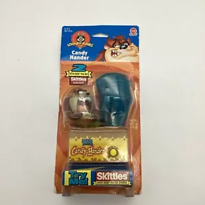 Tasmanian Devil CAP Candy Hander 1998 dispenser Skittles. Sigillato! - Foto 1 di 8