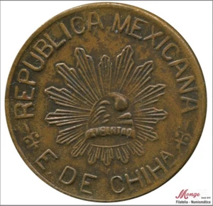 Messico 5 CENTAVOS 1915 / CHIHUAHUA - RIVOLUZIONE EBC - Picture 1 of 2