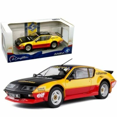 ALPINE RENAULT A310 V6 CALBERSON EVOCATION 1983 PACK GT SOLIDO S1801204 1:18 - Photo 1/4