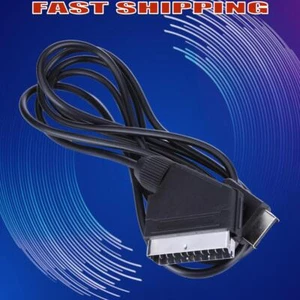 1.8m RGB SCART Cable Video Game Cable for PS1 PS2 PS3 Line Console - Picture 1 of 5