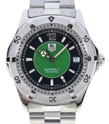 RARO Reloj Hombre 38mm Tag Heuer Automático Limitado Esfera Verde/Negro Ref: WK2115! Foto 1 de 4