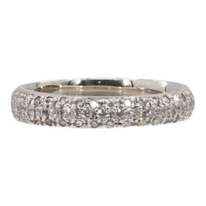 Damen Diamant Cluster Ring 65 Diamanten 0,612 Karat T.W. 18K White Go (PZ1003299) - Bild 1 von 6