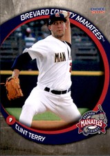 2015 Brevard County Manatees Choice #23 Clint Terry Lee University Cleveland TN