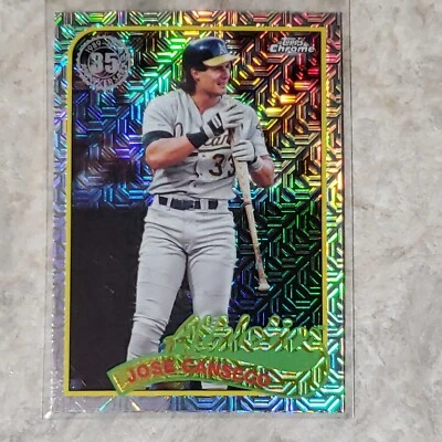 José Canseco Topps Chrome Series 2 Mojo Card - Image 1 of 3
