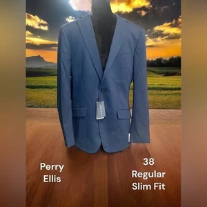 Perry Ellis, Size 38 Regular, Slim Fit, Blazer. NWT A12 - Picture 1 of 9