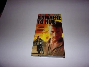 Nowhere to Run (VHS, 1993, Closed captioned) Van Damme, Rosanna Arquette - Picture 1 of 3