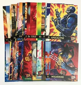 Marvel Fleer Ultra X-Men 1995 base comercial tarjeta única #1-150 ¡Tú eliges único dueño! - Imagen 1 de 43
