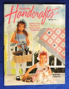Vintage Country Handcrafts Magazine Spring April/May 1991 Patterns Included New - Picture 1 of 1