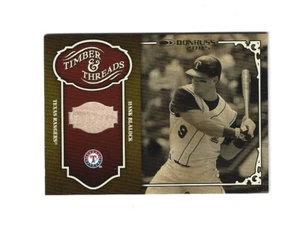 2005 Donruss Timber and Threads Bat #14 Hank Blalock  TEXAS RANGERS - Picture 1 of 1