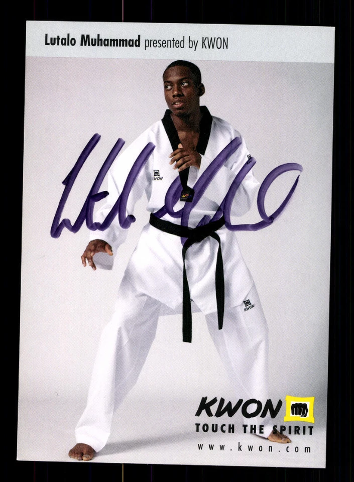 Lutalo Muhammad Autogrammkarte Original Signiert  Ringen + A 176302 - Bild 1 von 1