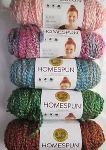 Lion Brand Yarns Homespun ~ 6 oz. ~YOU CHOOSE THE COLOR - Picture 1 of 177