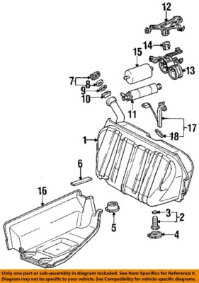 Used Fuel Pump fits: 1999 Mercedes-benz Mercedes e-class 140 Type Pump Only CL60 Foto 1 de 2