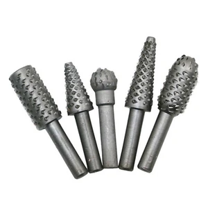 Tungsten Carbide Cutter Rotary Burr 5pcs Set CNC Engraving Grinding Bit Tool - Picture 1 of 4