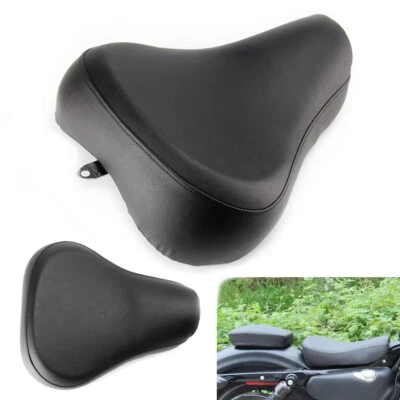 Front Smooth Wide Touring Solo Seat For Harley Sportster XL 883 1200 72 48 83-03 - Imagem 1 de 4