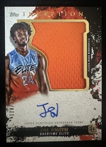 2021-22 TOPPS INCEPTION JAI SMITH JUMBO JERSEY AUTORAPH AUTO #118/125 - Picture 1 of 3