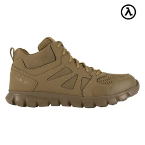 REEBOK SUBLITE CUSHION TACTICAL MEN'S MID-CUT COYOTE BOOTS RB8406 - ALL SIZES - Picture 1 of 5