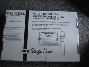 IMG Stageline TXS-810SET Multi-Frequency Microphone System Code: 25.2020 SEALED - Picture 1 of 3