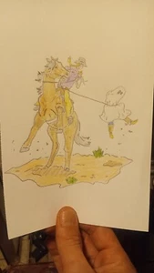 Cowgirl Ghost Ropping - Picture 1 of 1