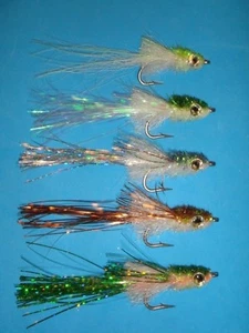 MOSCAS DE PESCA CON MOSCA - Asst. MURDICH MINNOWS talla #1/0 (5 piezas) - Imagen 1 de 4