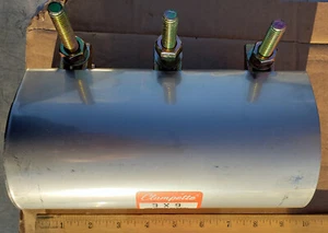 Pipe Patch Repair Clamp 3" Ips X 9" Iron Pipe Size Clampette 330-109 5WMR8 - Picture 1 of 6