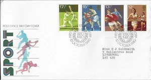 1980 Sport Centenaries First Day Cover with Cardiff Cancellation - Bild 1 von 2