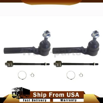 Tiradores delanteros Suspensia 4 piezas para Chevrolet Malibu 1997 1998 2,4 L Foto 1 de 4
