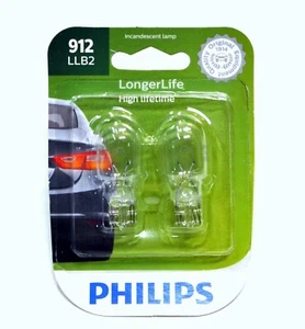 Philips LongerLife 912 13W Dos Bombillas Interior Cargo Maletero Luz Replace OE - Picture 1 of 7