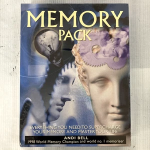 Memory Pack, Master Your Memory by Andi Bell (Box Set, 2000) Carlton Books - Picture 1 of 3