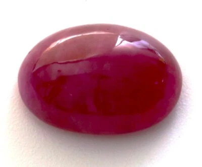 Ruby Cabochon Oval Sugarloaf 3.75cts - Image 1 of 4