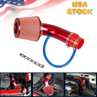 ACCESORIOS COCHE FILTRO ADMISIÓN AIRE FRÍO KIT INDUCCIÓN TUBO FLUJO ALIMENTACIÓN SISTEMA MANGUERA Foto 1 de 4