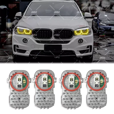 YELLOW ANGEL EYE DRL LED MODULE FOR BMW F15 X5 F16 X6 2014 2015 2016-2018 XENON Foto 1 de 4