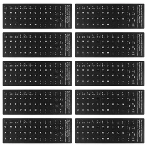 10 Sheets Spanische Tastaturaufkleber Notizbuch Mit Tastaturaufklebern - Bild 1 von 11