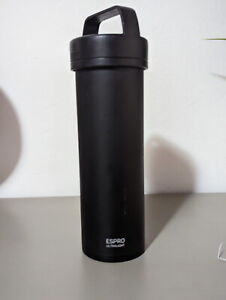 Black Espro P0 Ultralight 16 oz Travel Coffee Mug Tea French Press