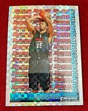 2005-06 Bowman & Chrome Refractor X-FRACTOR Iverson O'Neal Walker GOLD Wallace