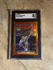 2008 Topps Clayton Kershaw Red Hot Rookies #11 Graded SGC-8 NM-MT