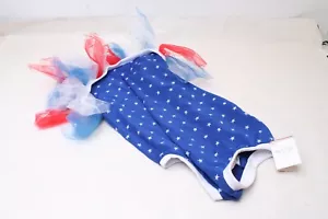Pet Tee Dog Dress Costume American Flag Tutu Red / White / Blue Size M Medium - Picture 1 of 9
