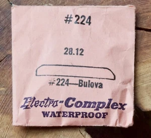Vintage Bulova watch replacement waterproof acrylic crystal 28.12mm part #224 - Picture 1 of 1