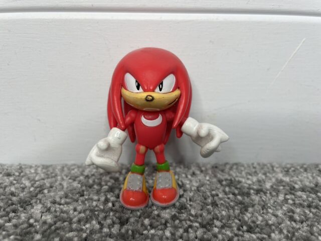 Boneco Vinil Super Sonic Vermelho Knuckles Articulado