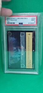 2023 Disney Lorcana En 3 Foil Nottingham #203 PSA 9 MINT - Picture 1 of 2
