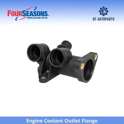 For 1996-2001 Audi A4 Engine Coolant Outlet Flange 4 Seasons 1997 1998 1999 2000 - Image 1 of 4