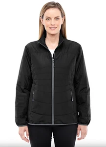 North End Women Resolve Interactive Insulated Packable Jacket (78231) Black - Picture 1 of 4