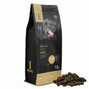 Hundefutter Trockenfutter Getreidefrei Monoprotein mit Schwein 12kg 1DOG - Bild 1 von 3