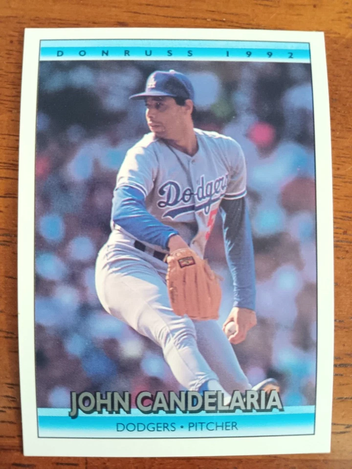 JOHN CANDELARIA LOS ANGELES DODGERS 1992 DONRUSS BASEBALL CARD #125 - Image 1 of 1