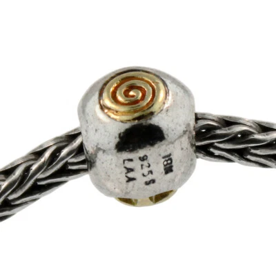 Auténtico Trollbeads plata y oro de 18 quilates 41802 Sun Bead: 0 Foto 1 de 3
