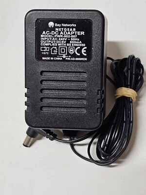 Netgear PWR-002-007 / AD-5800RDK UK Wall Mount AC Power Adapter 5V 800mA - Image 1 of 4