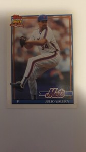 1991 TOPPS JULIO VALERA #504 NM