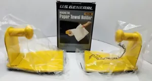 Magnetic Paper Towel Holder, yellow - Picture 1 of 5