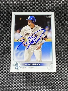 Tom Murphy Seattle Mariners Signed Auto 2022 Topps #262 ~ COA - Picture 1 of 3